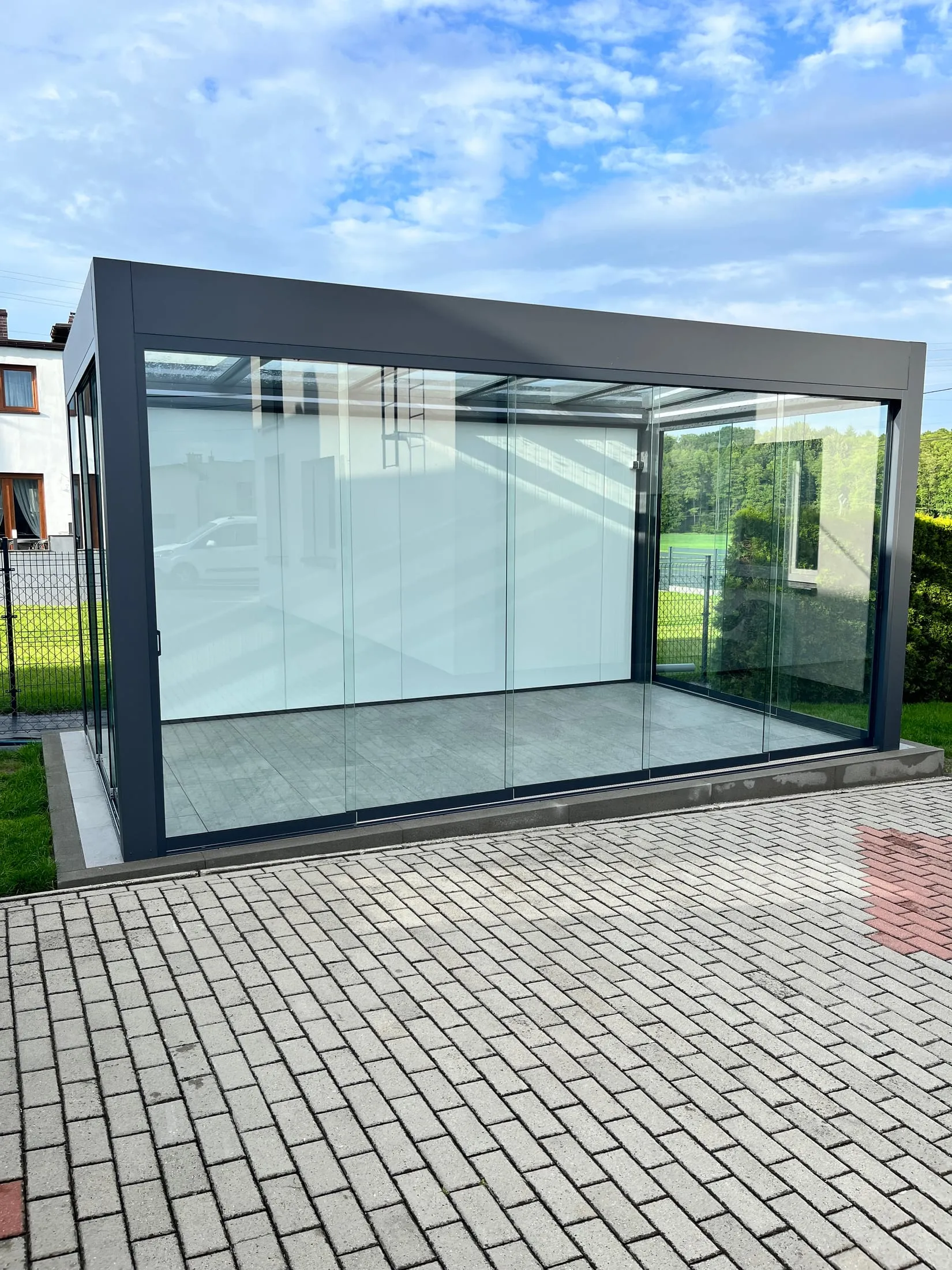 Pergola aluminiowa w Połomia