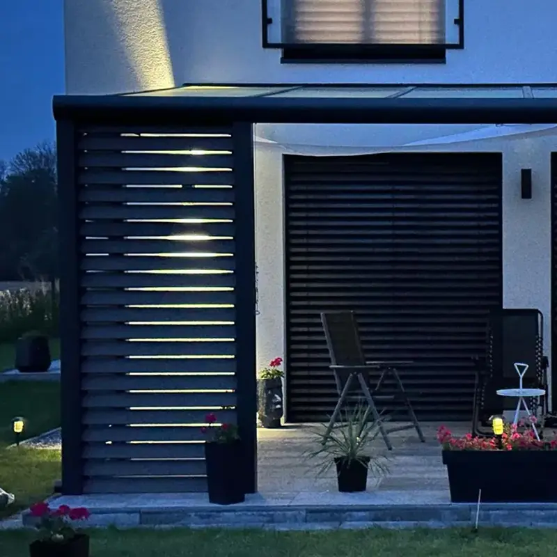 Ruchome lamele aluminiowe - regulacja światła i prywatności